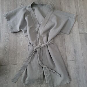 Crate & Barrel Waffle Kimono